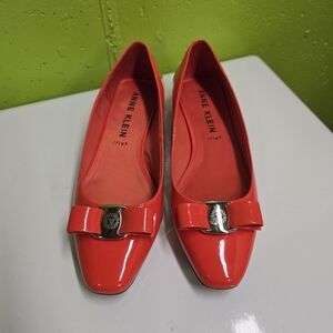 Anne Klein Women's Red Flats